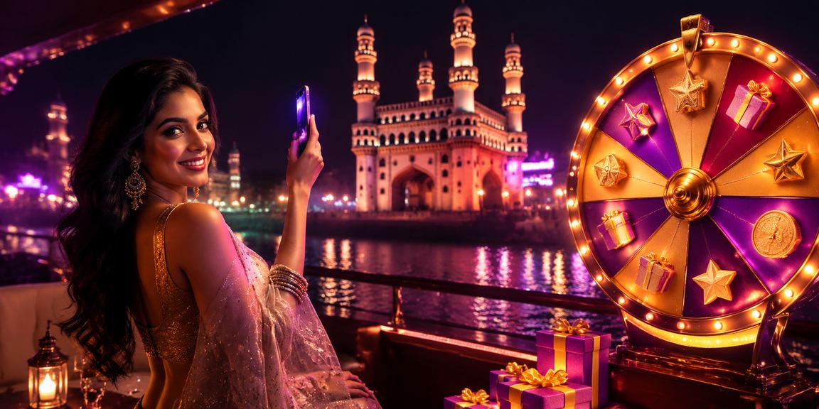 Hyderabad Charminar roulette casino lighting